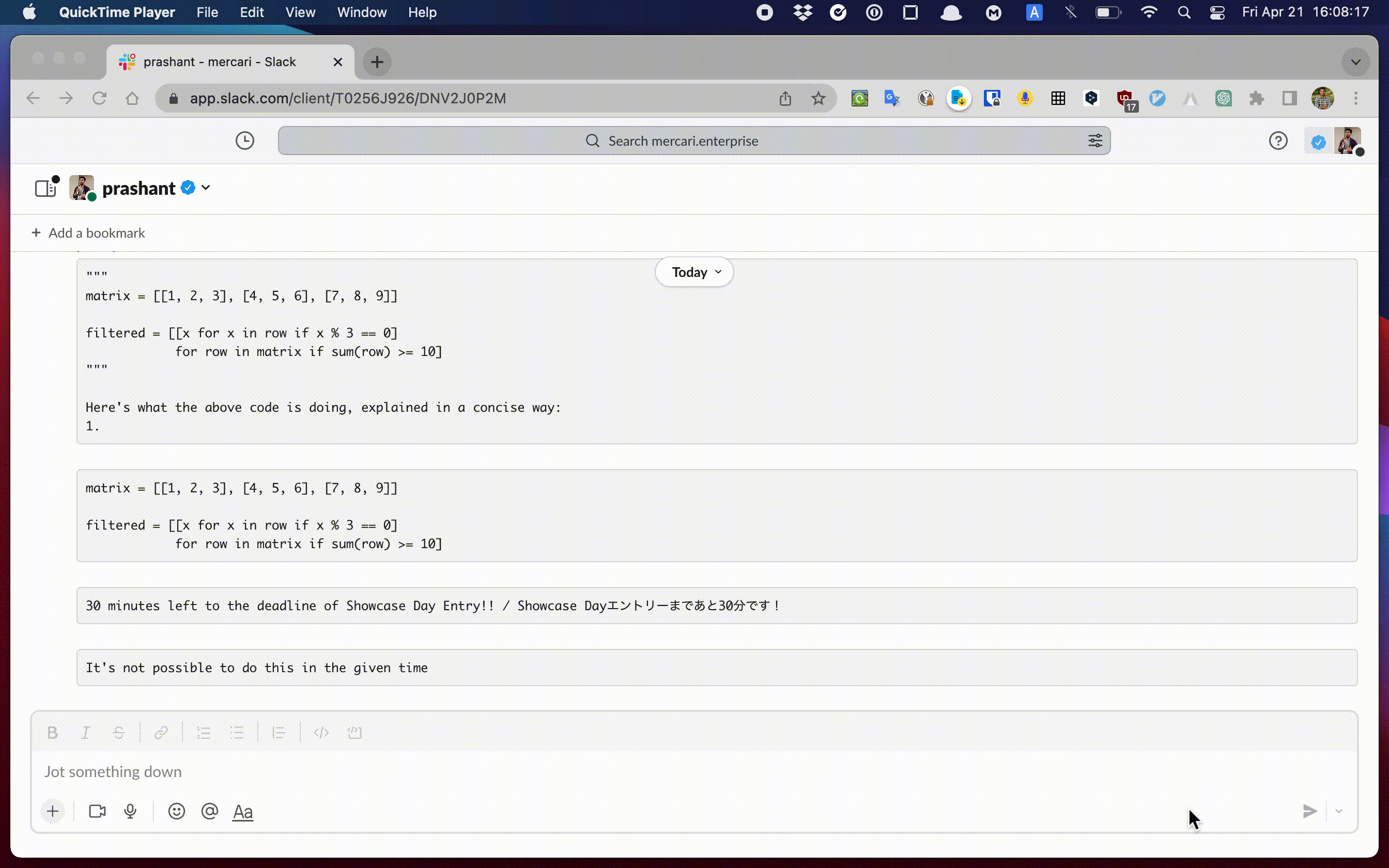 Demo for my Chrome extension for LLMs